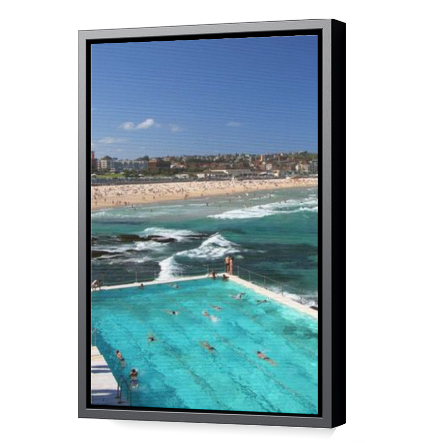 Thumbnail for Canvas - Black Floating Frame