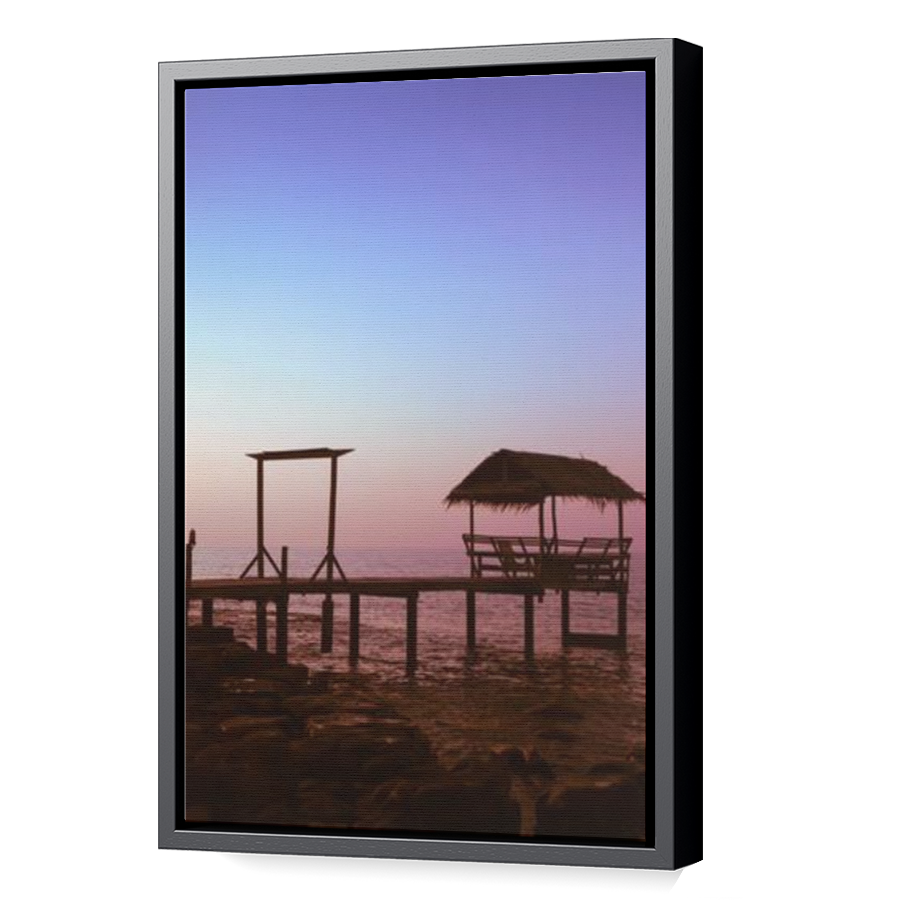 Thumbnail for Canvas - Black Floating Frame