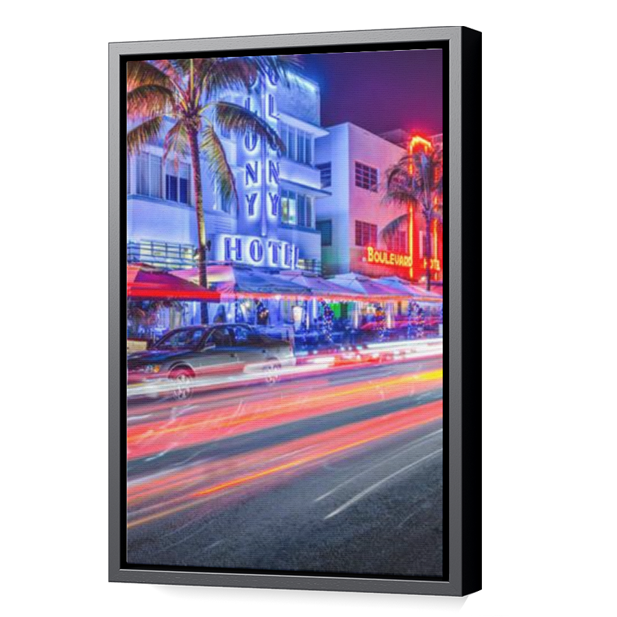 Thumbnail for Canvas - Black Floating Frame