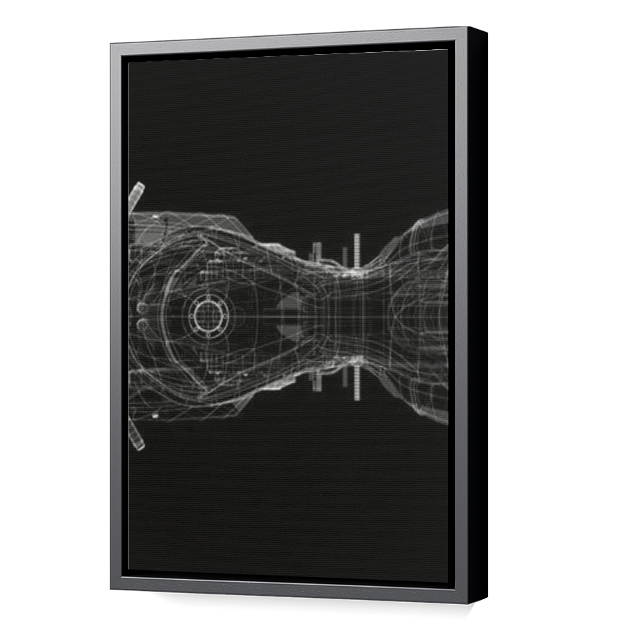 Thumbnail for Canvas - Black Floating Frame