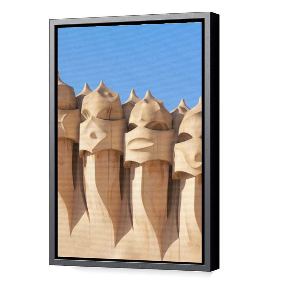 Thumbnail for Canvas - Black Floating Frame