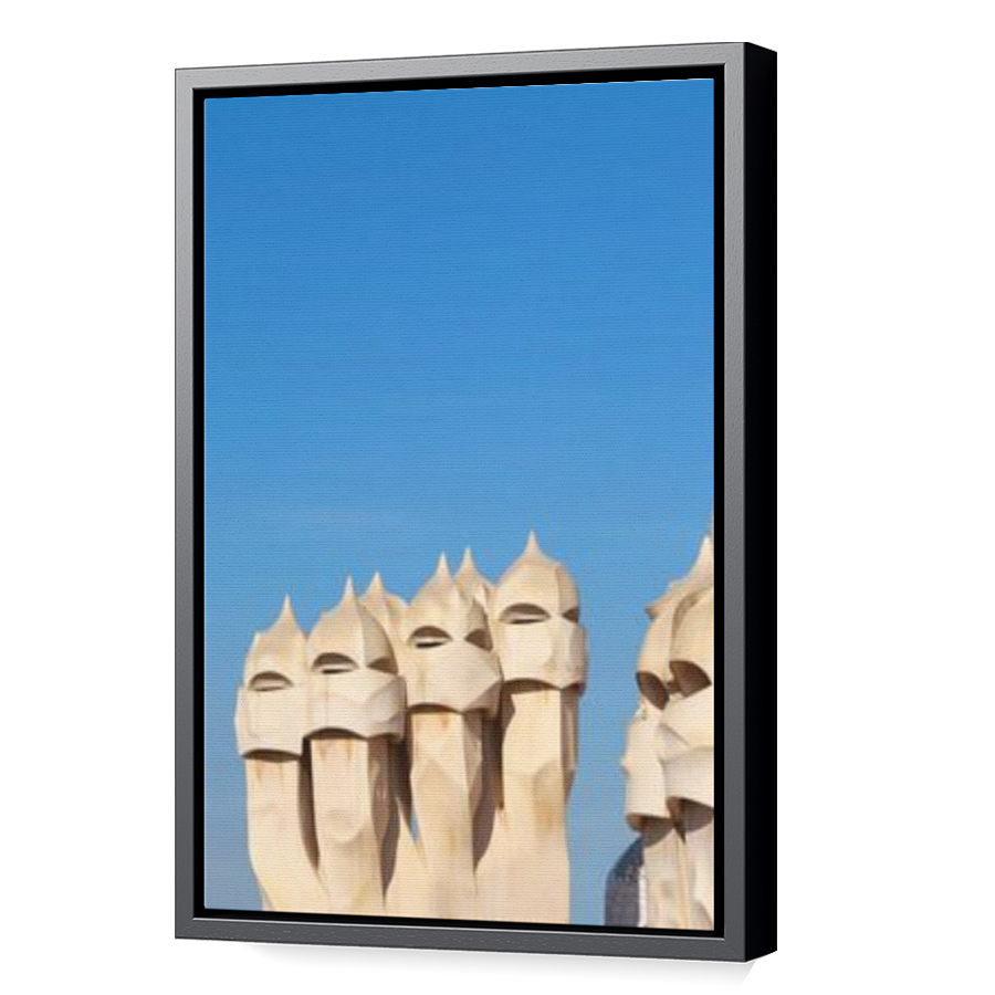 Thumbnail for Canvas - Black Floating Frame