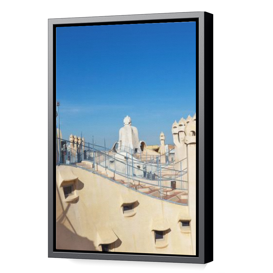 Thumbnail for Canvas - Black Floating Frame