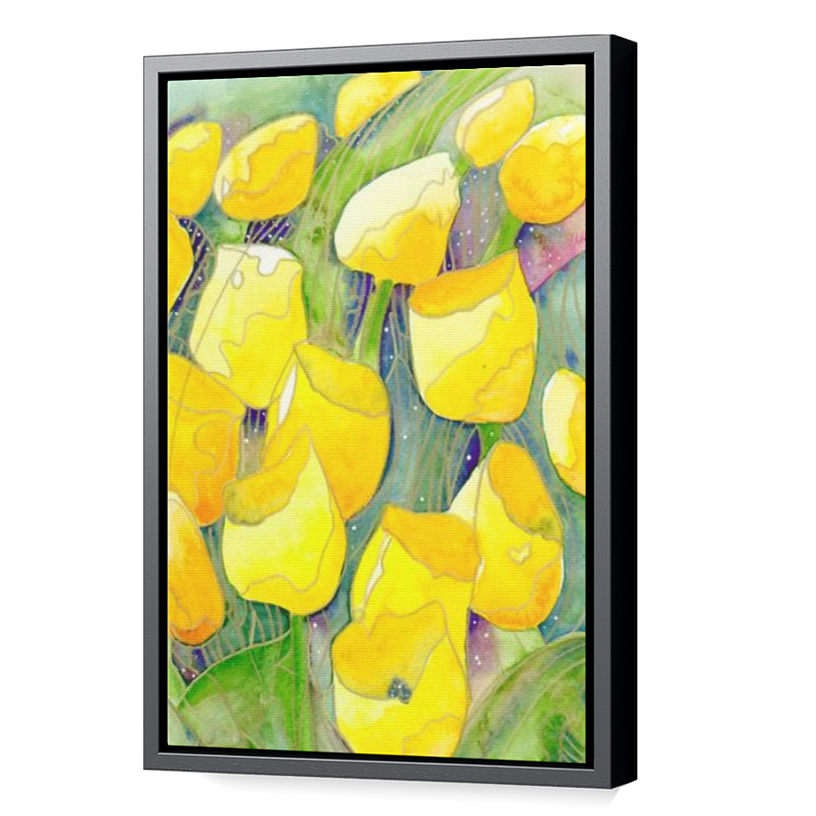 Thumbnail for Canvas - Black Floating Frame