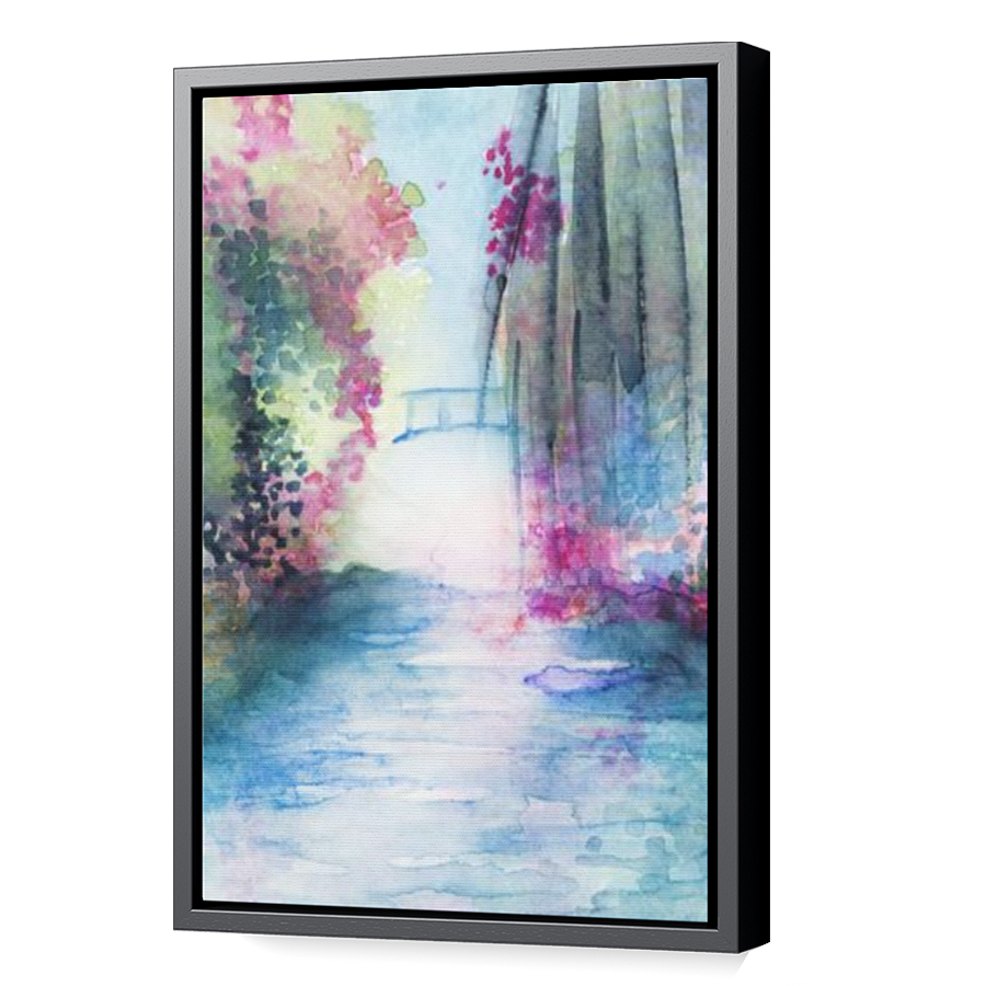 Thumbnail for Canvas - Black Floating Frame