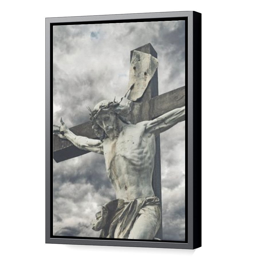 Thumbnail for Canvas - Black Floating Frame