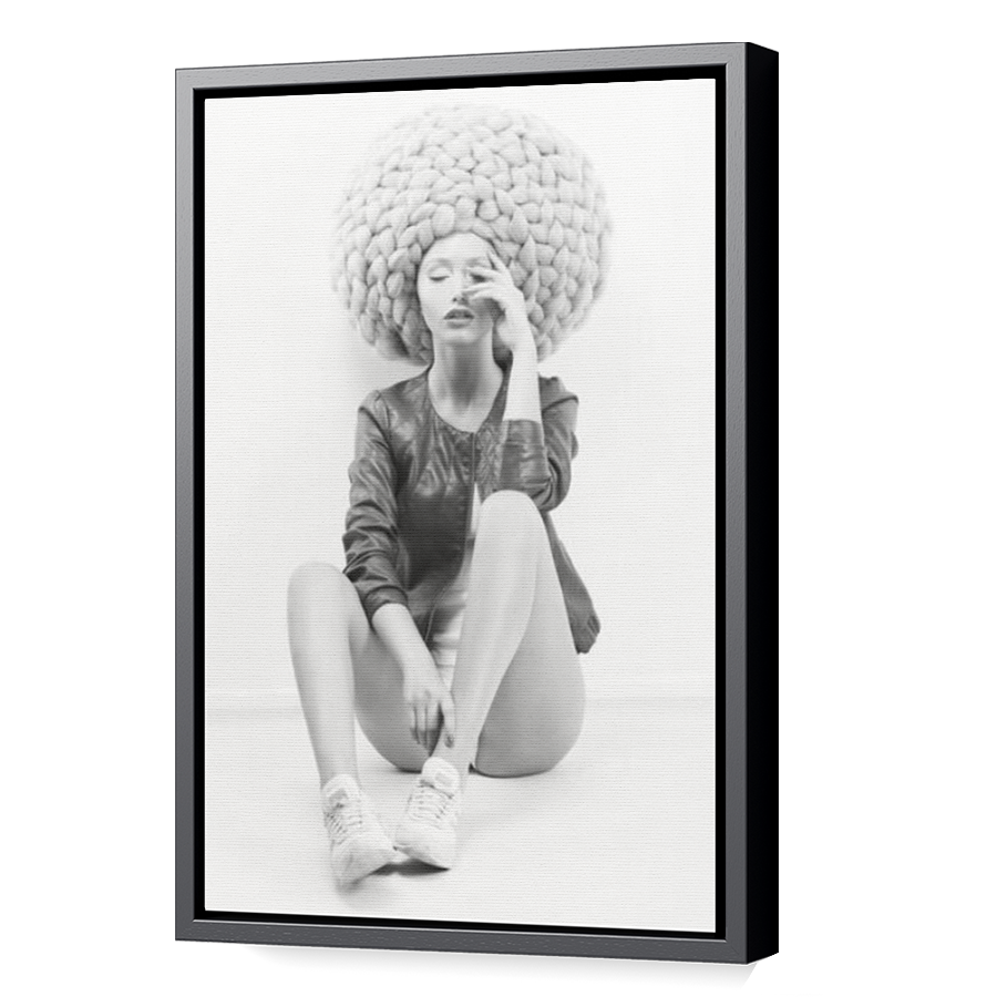 Thumbnail for Canvas - Black Floating Frame