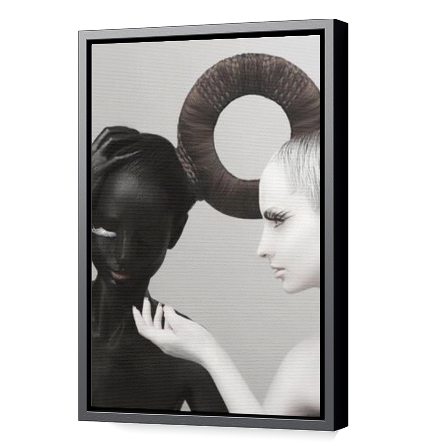 Thumbnail for Canvas - Black Floating Frame