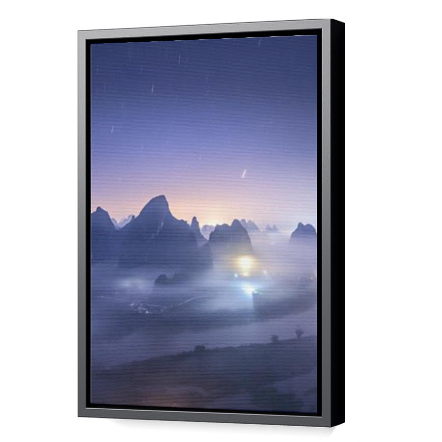 Thumbnail for Canvas - Black Floating Frame