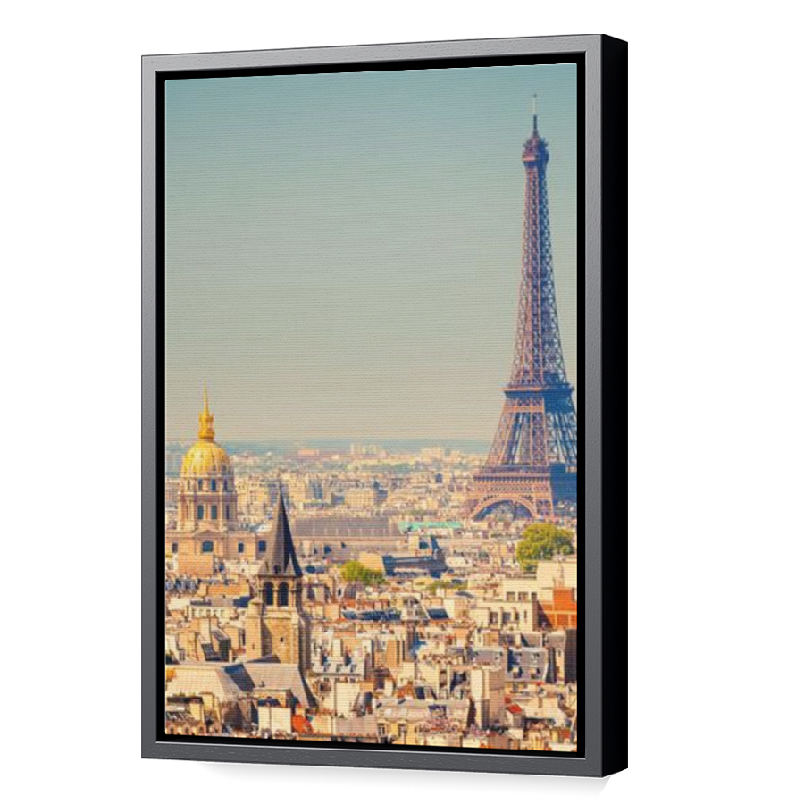 Thumbnail for Canvas - Black Floating Frame