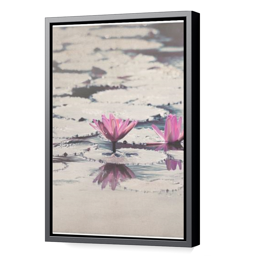 Thumbnail for Canvas - Black Floating Frame