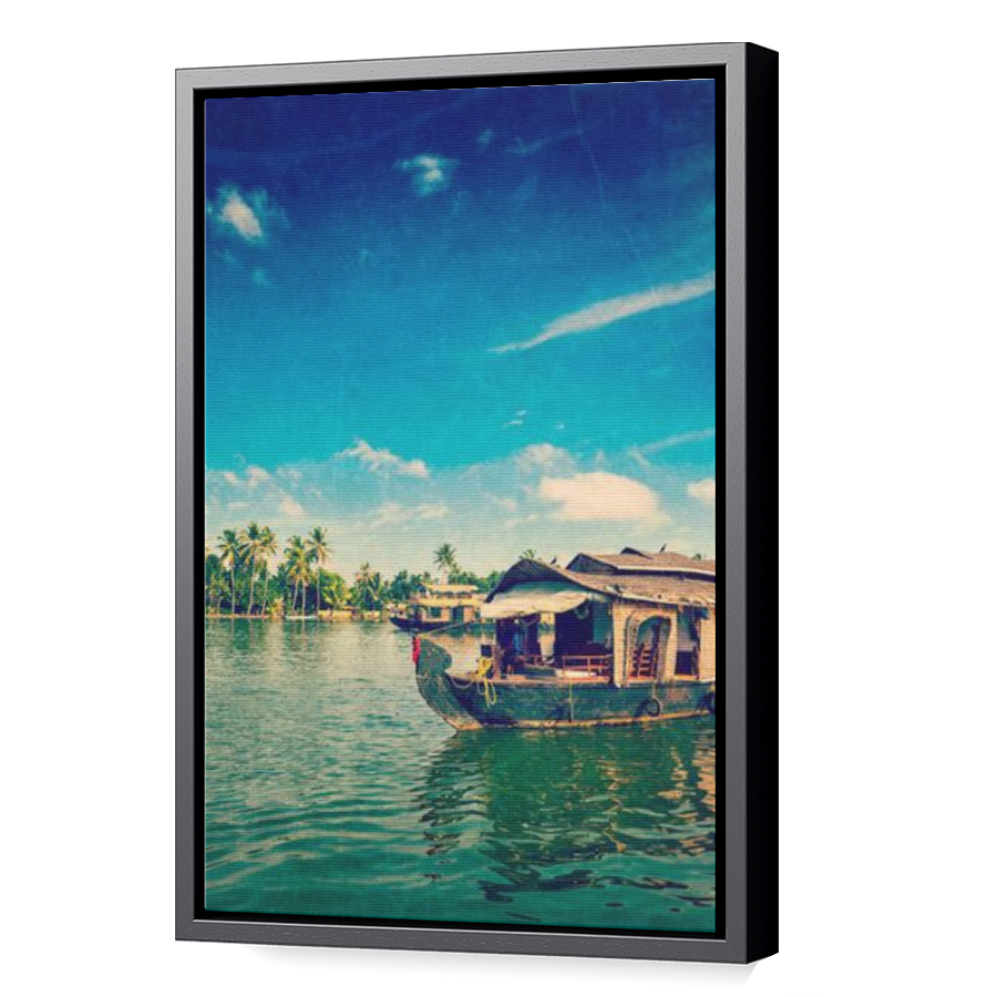 Thumbnail for Canvas - Black Floating Frame