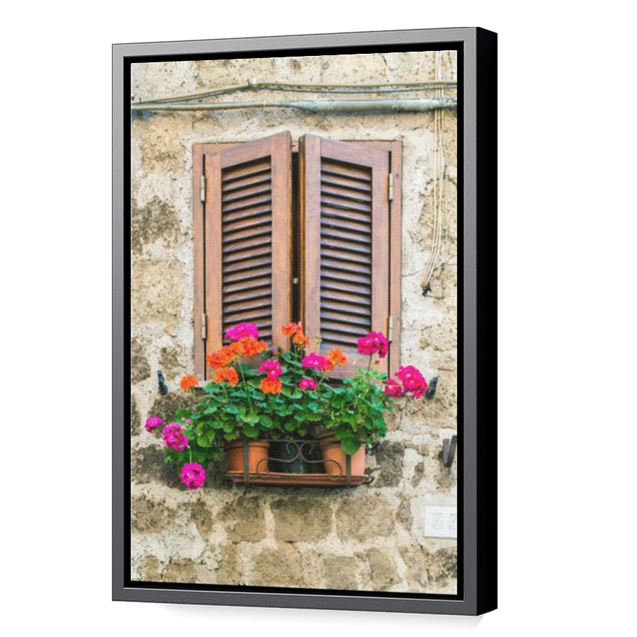 Thumbnail for Canvas - Black Floating Frame