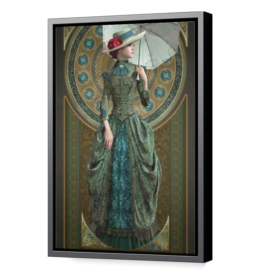 Thumbnail for Canvas - Black Floating Frame
