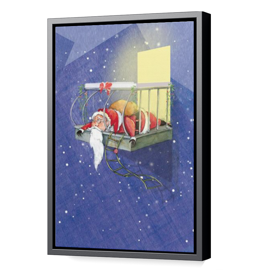 Thumbnail for Canvas - Black Floating Frame