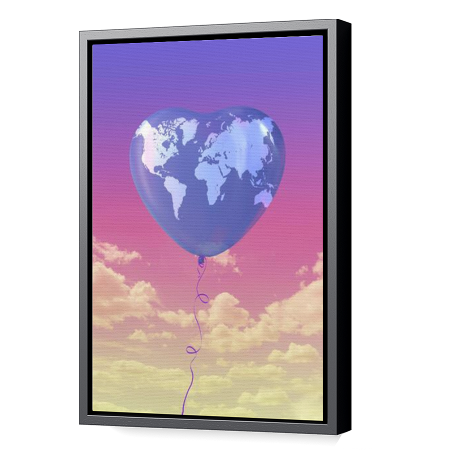 Thumbnail for Canvas - Black Floating Frame