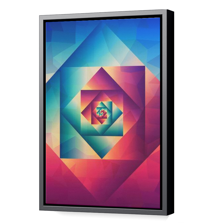 Thumbnail for Canvas - Black Floating Frame