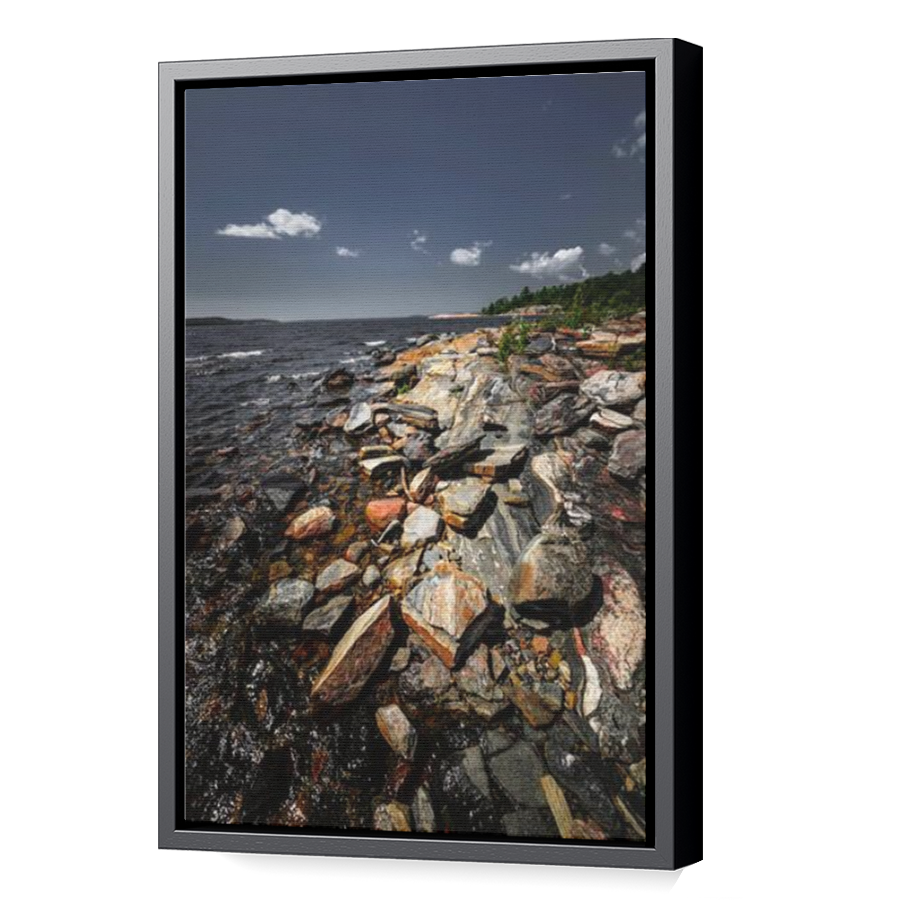 Thumbnail for Canvas - Black Floating Frame