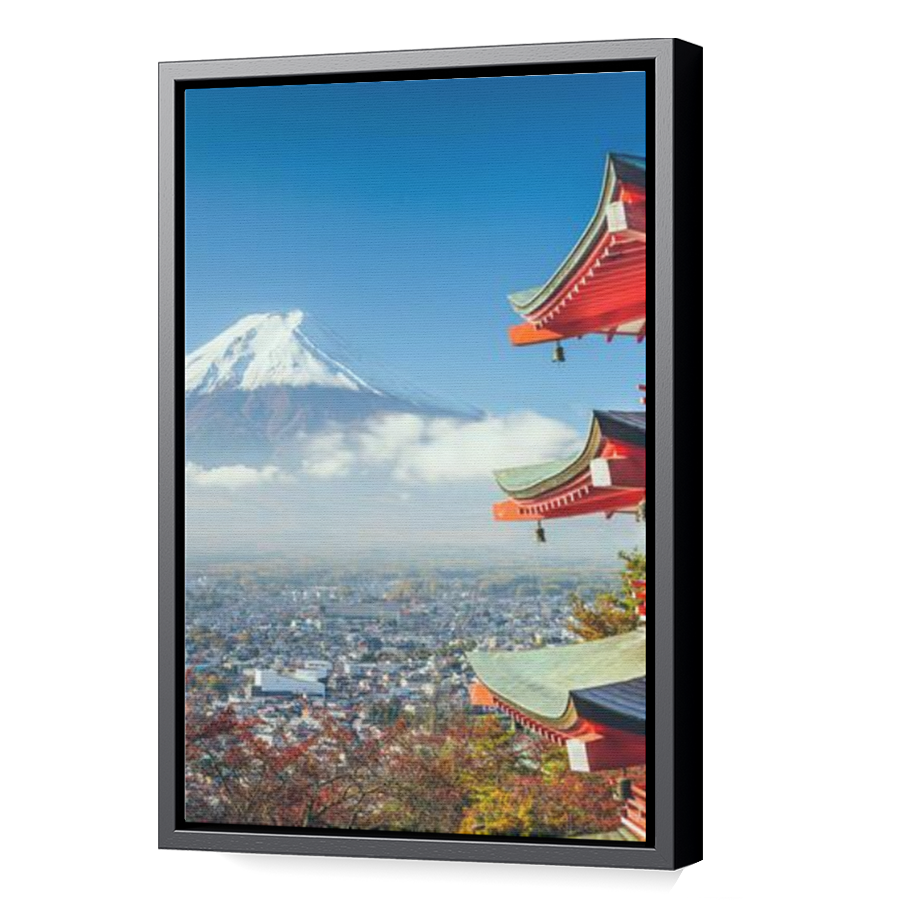 Thumbnail for Canvas - Black Floating Frame