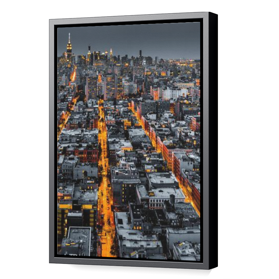 Thumbnail for Canvas - Black Floating Frame