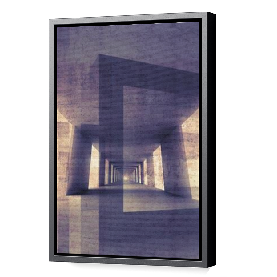 Thumbnail for Canvas - Black Floating Frame