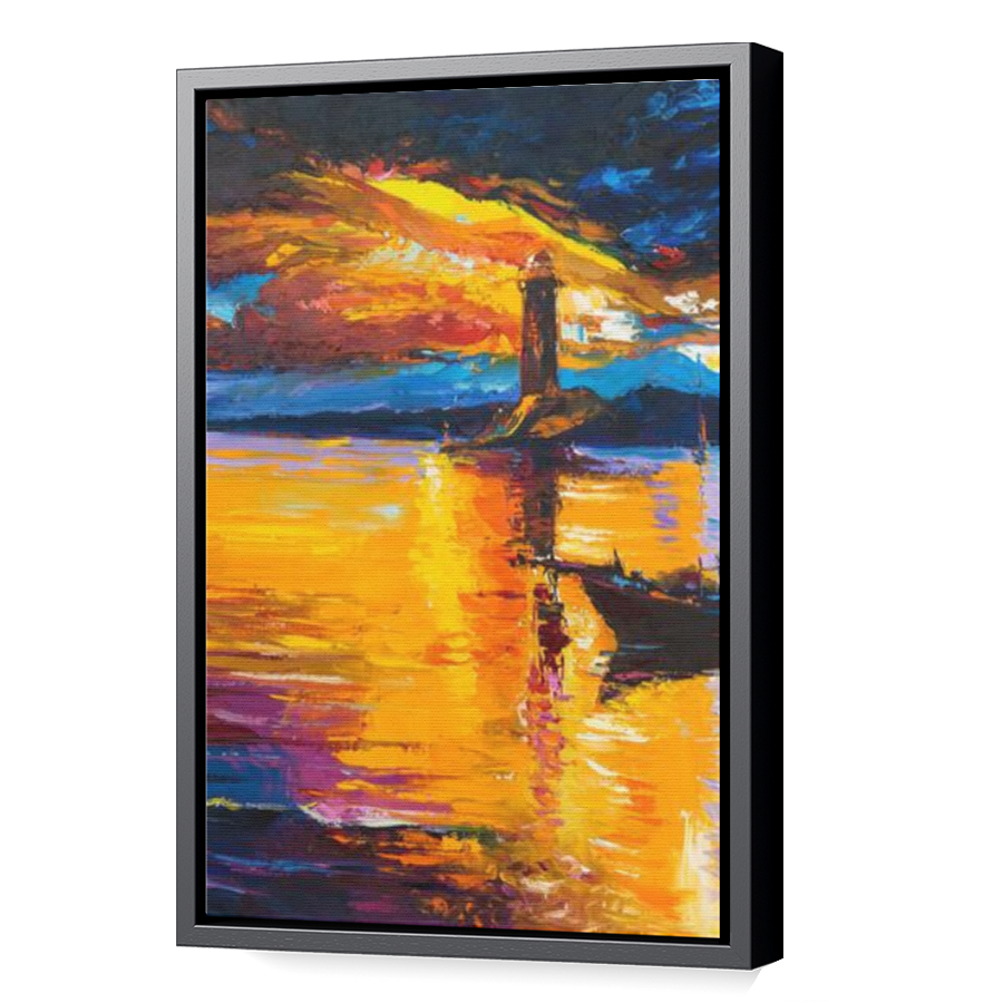 Thumbnail for Canvas - Black Floating Frame