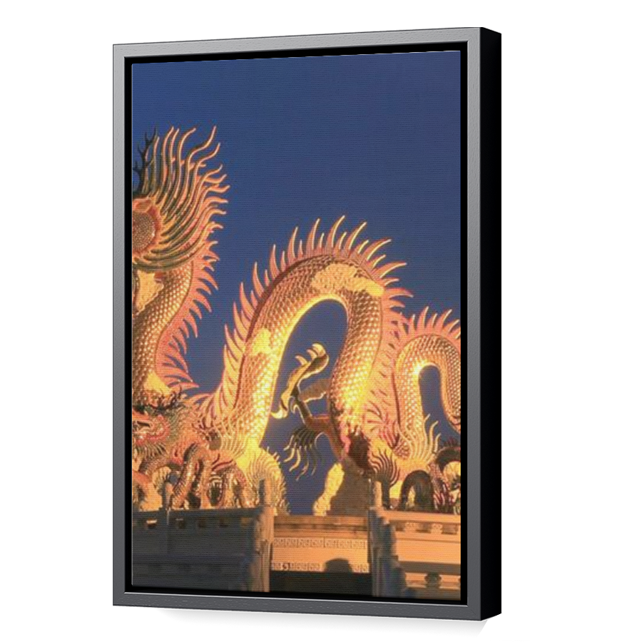 Thumbnail for Canvas - Black Floating Frame