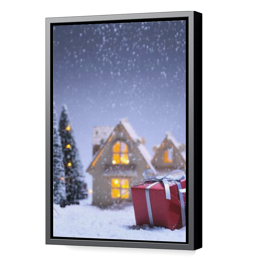 Thumbnail for Canvas - Black Floating Frame