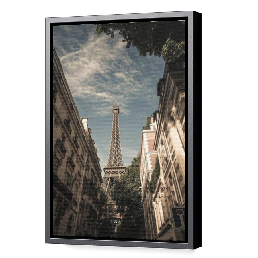 Thumbnail for Canvas - Black Floating Frame