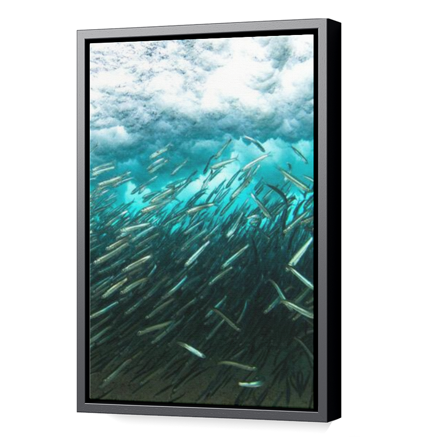 Thumbnail for Canvas - Black Floating Frame