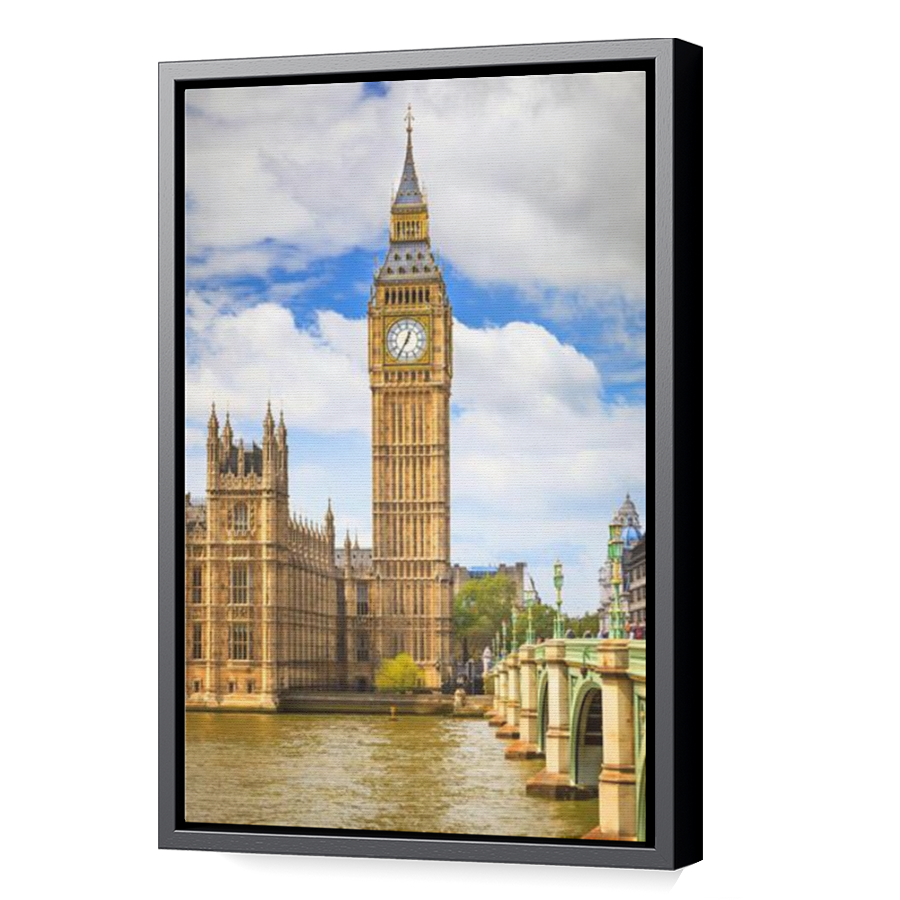 Thumbnail for Canvas - Black Floating Frame