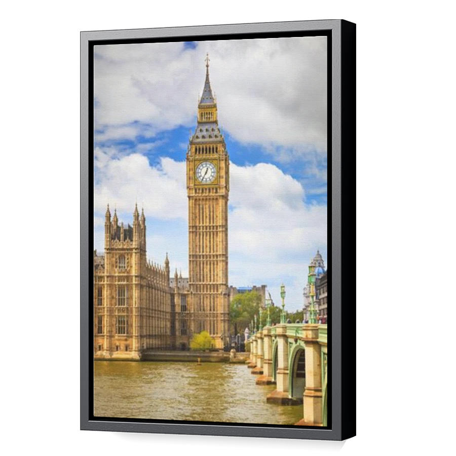 Thumbnail for Canvas - Black Floating Frame