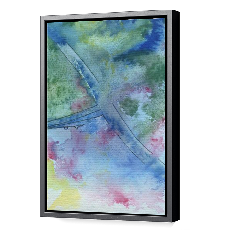 Thumbnail for Canvas - Black Floating Frame