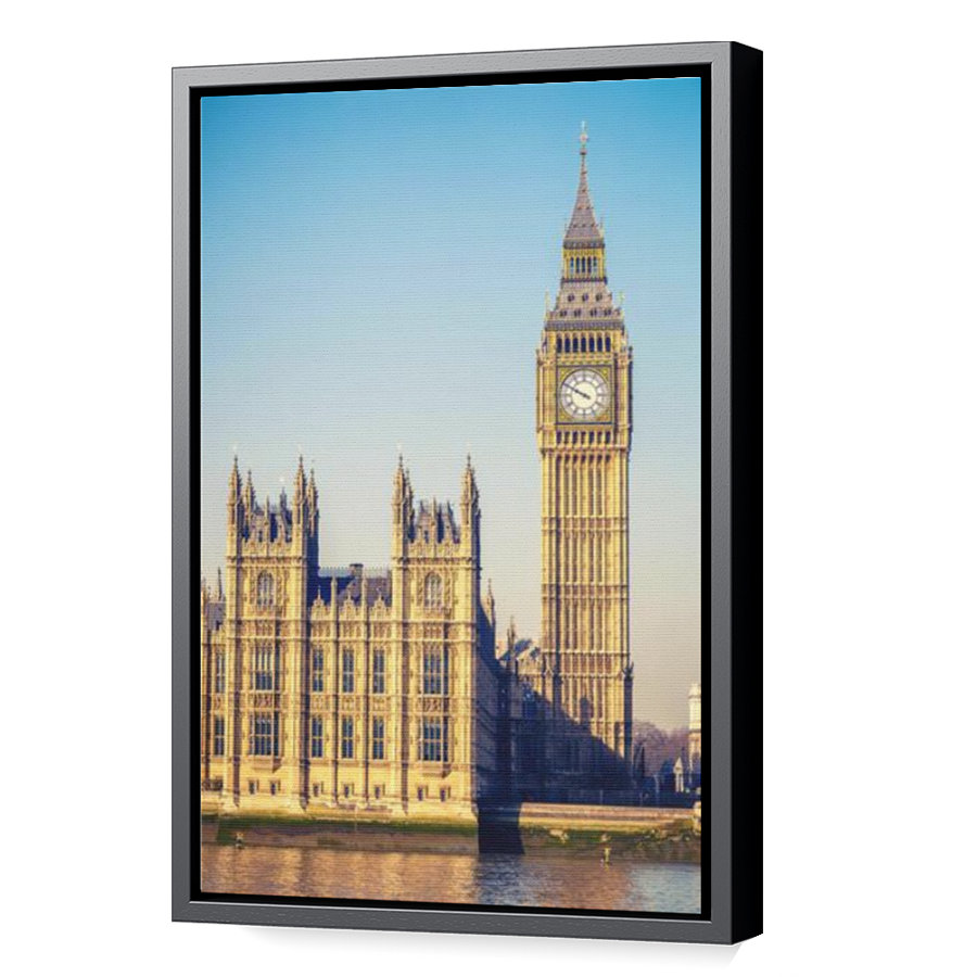 Thumbnail for Canvas - Black Floating Frame