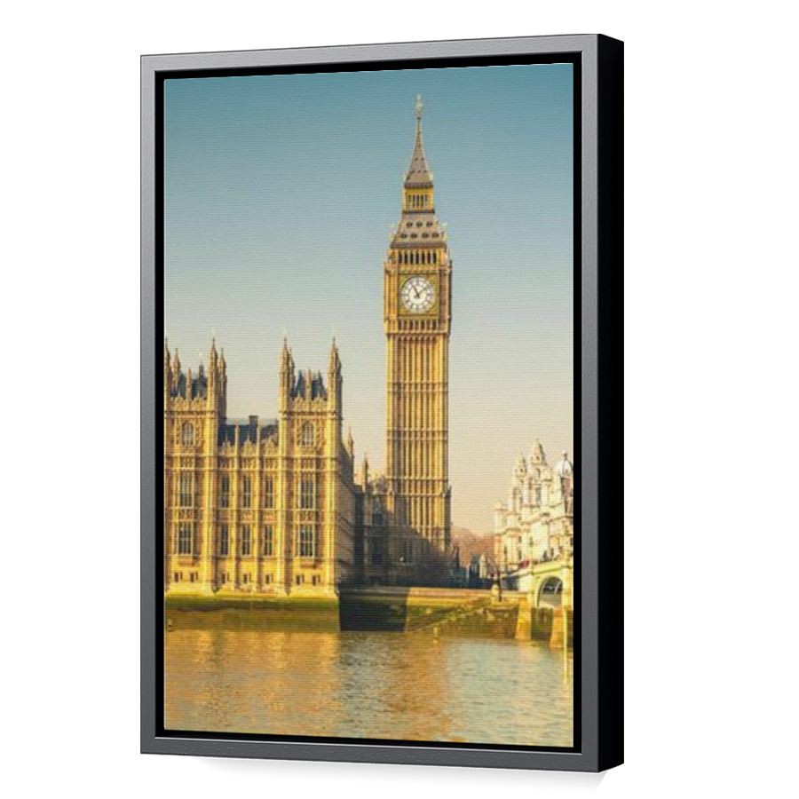 Thumbnail for Canvas - Black Floating Frame