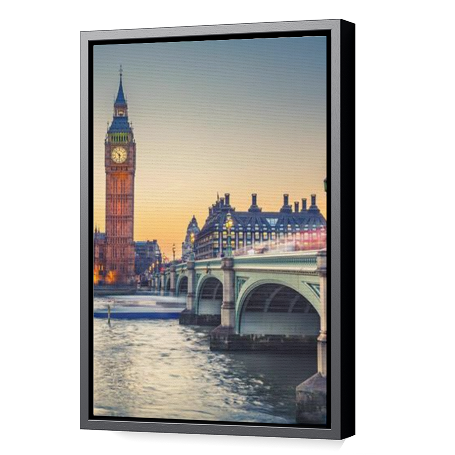 Thumbnail for Canvas - Black Floating Frame
