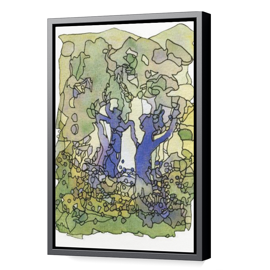 Thumbnail for Canvas - Black Floating Frame