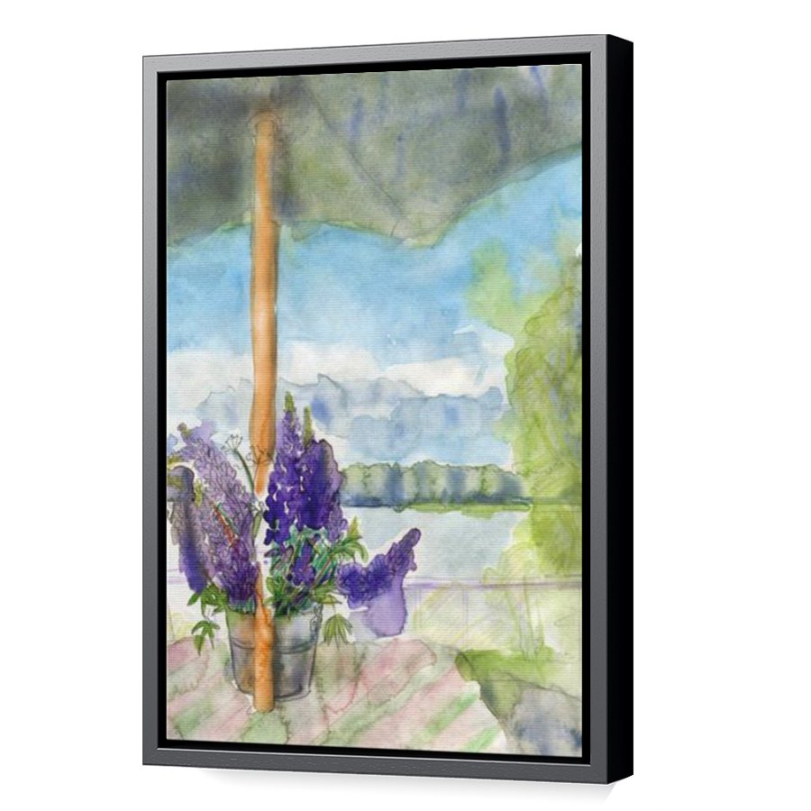 Thumbnail for Canvas - Black Floating Frame