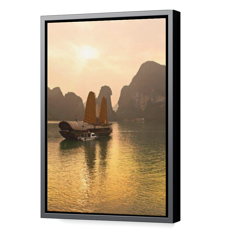 Thumbnail for Canvas - Black Floating Frame