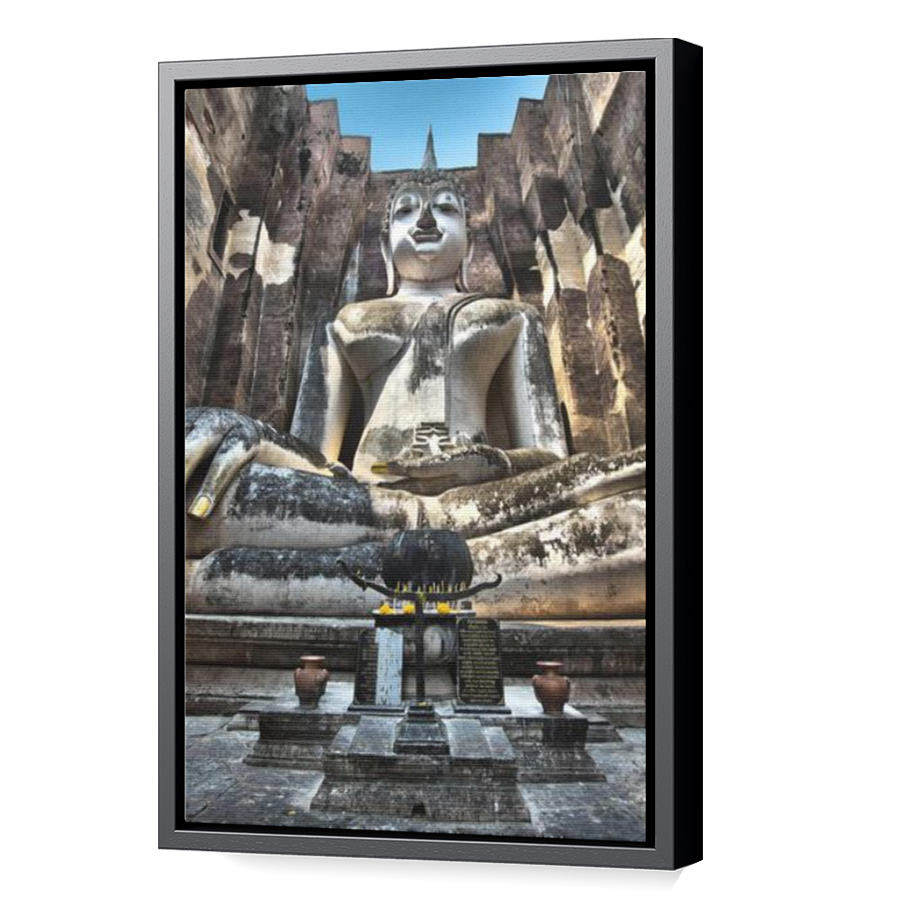 Thumbnail for Canvas - Black Floating Frame
