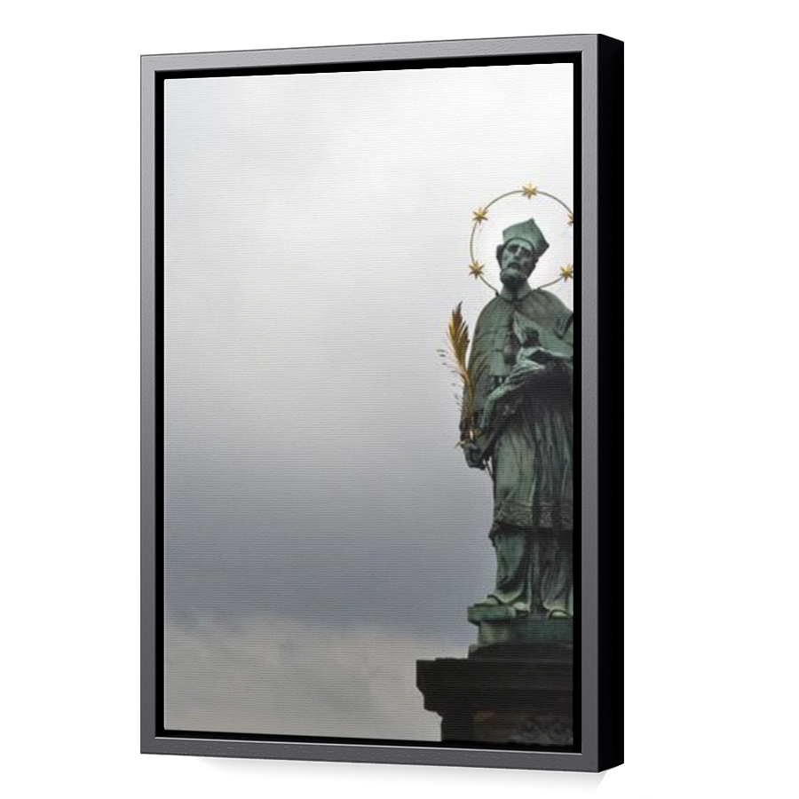 Thumbnail for Canvas - Black Floating Frame