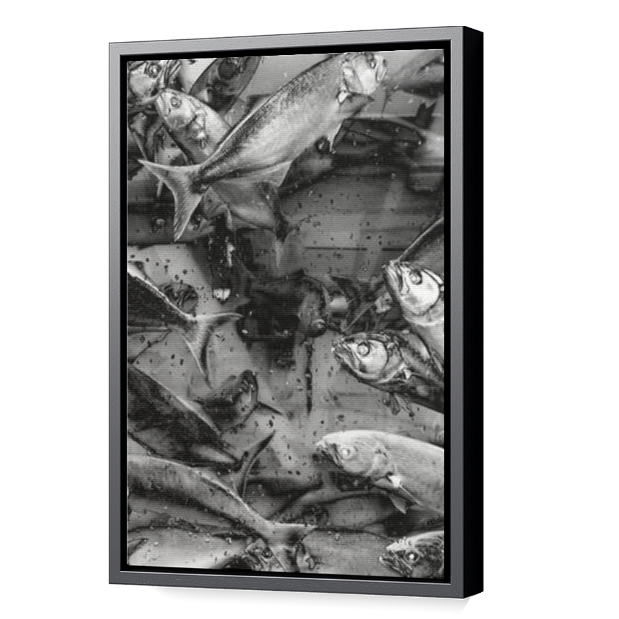 Thumbnail for Canvas - Black Floating Frame