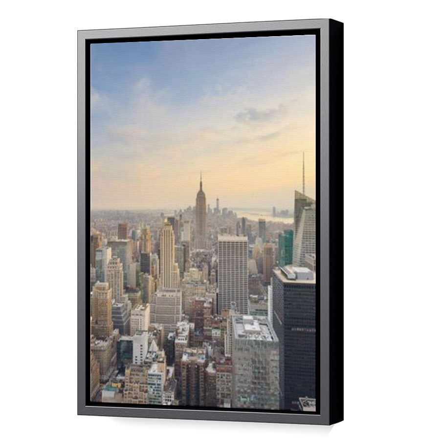 Thumbnail for Canvas - Black Floating Frame