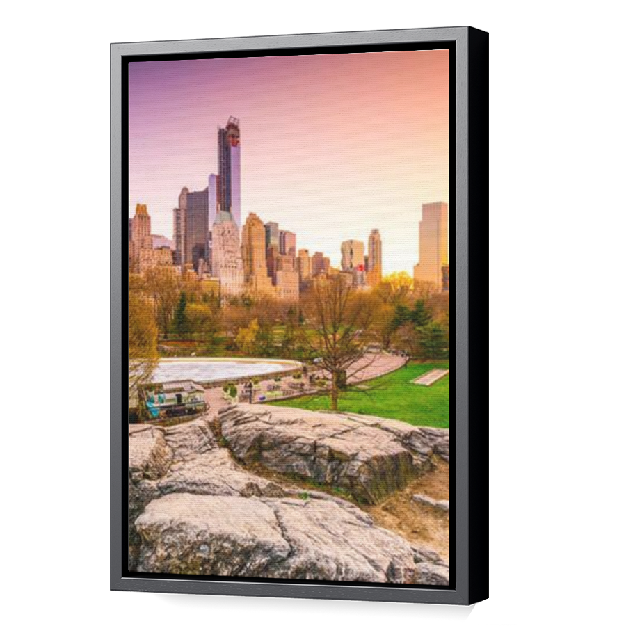 Thumbnail for Canvas - Black Floating Frame