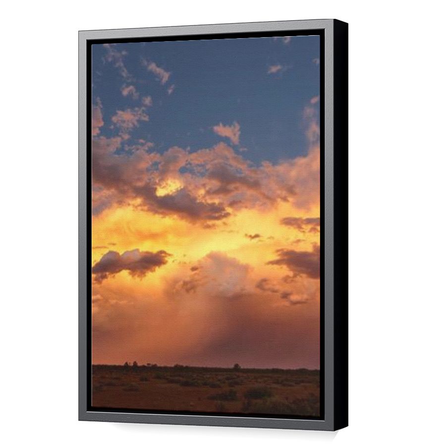 Thumbnail for Canvas - Black Floating Frame