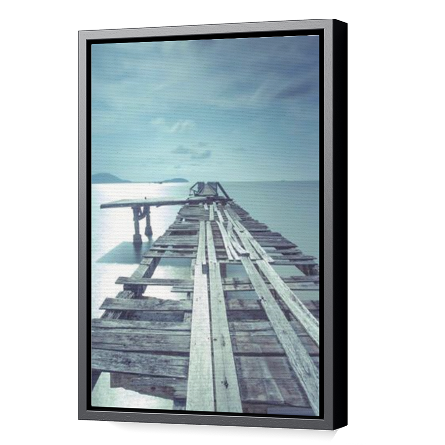 Thumbnail for Canvas - Black Floating Frame