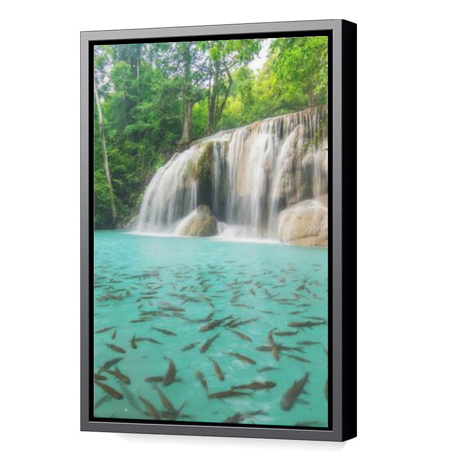 Thumbnail for Canvas - Black Floating Frame
