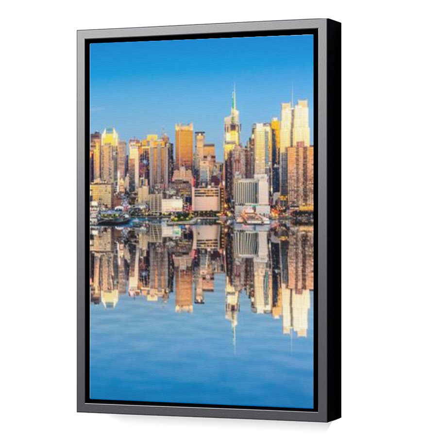 Thumbnail for Canvas - Black Floating Frame