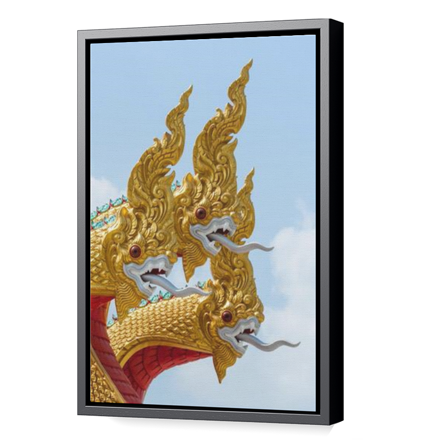 Thumbnail for Canvas - Black Floating Frame