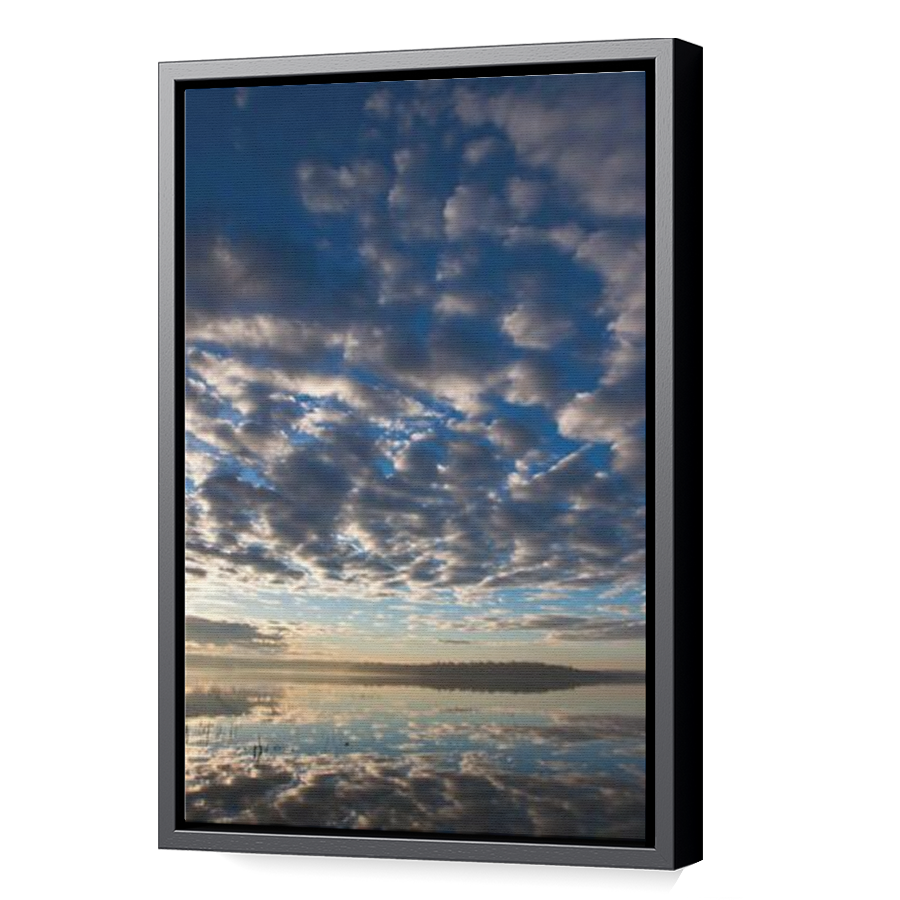 Thumbnail for Canvas - Black Floating Frame